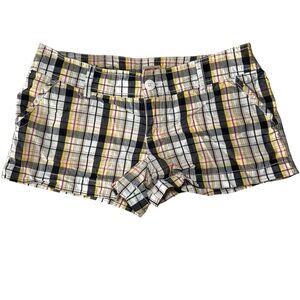MOSSIMO SUPPLY CO Colorful Plaid  Shorts Size 7